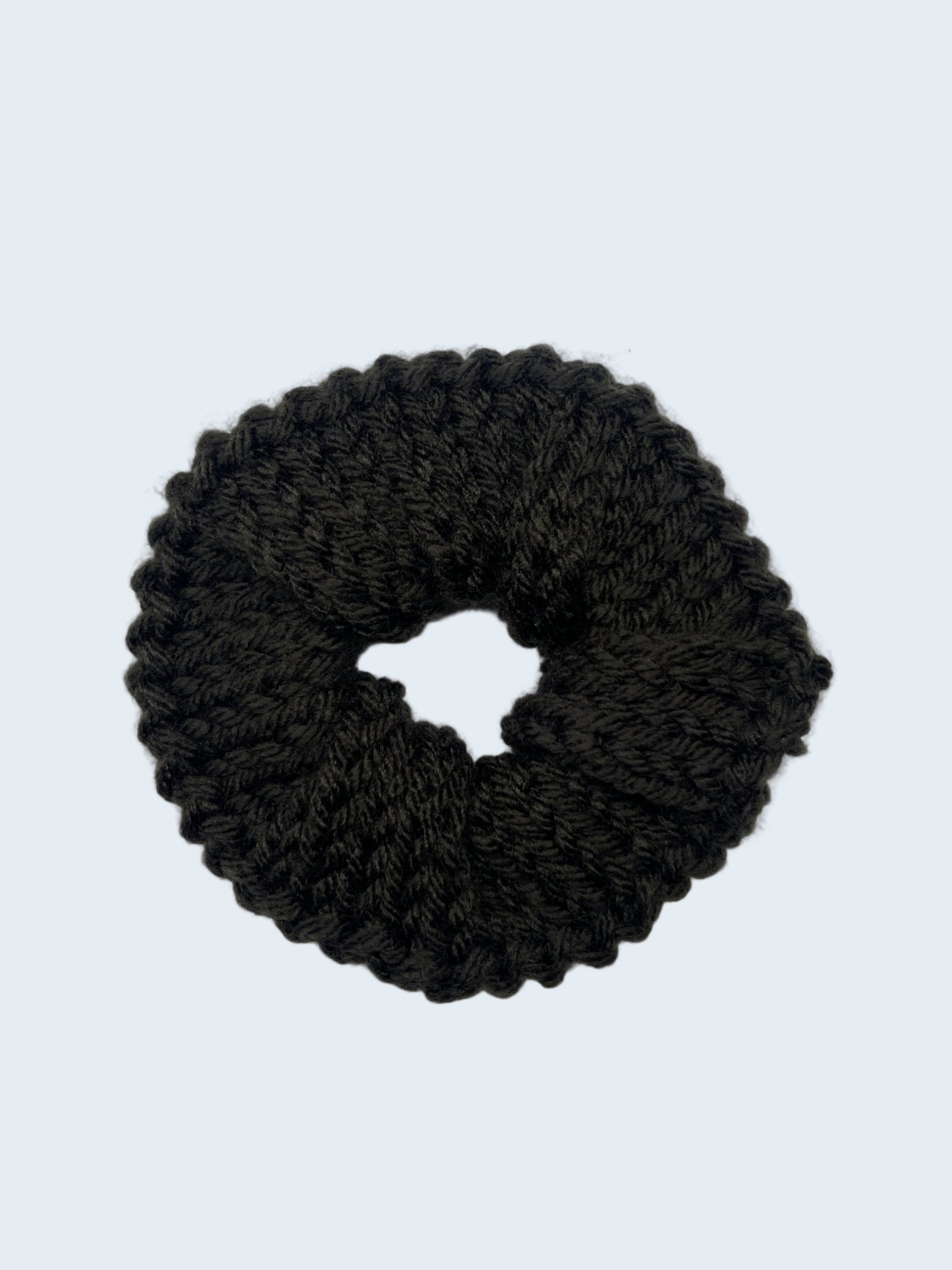Knit Scrunchie in Espresso