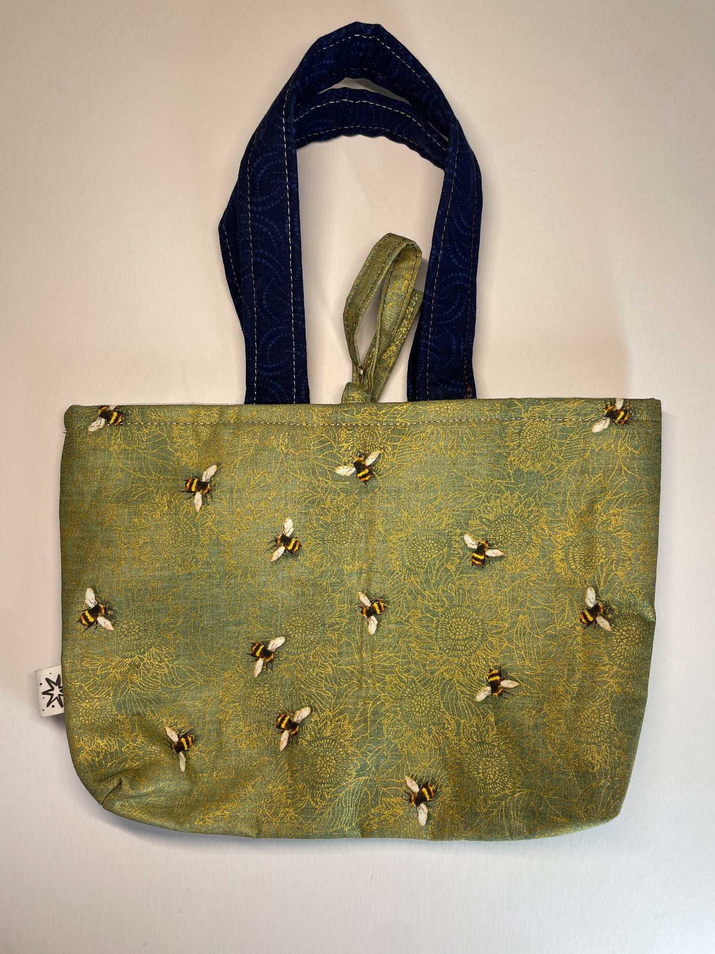 Small Everyday Market Tote in Bee Green