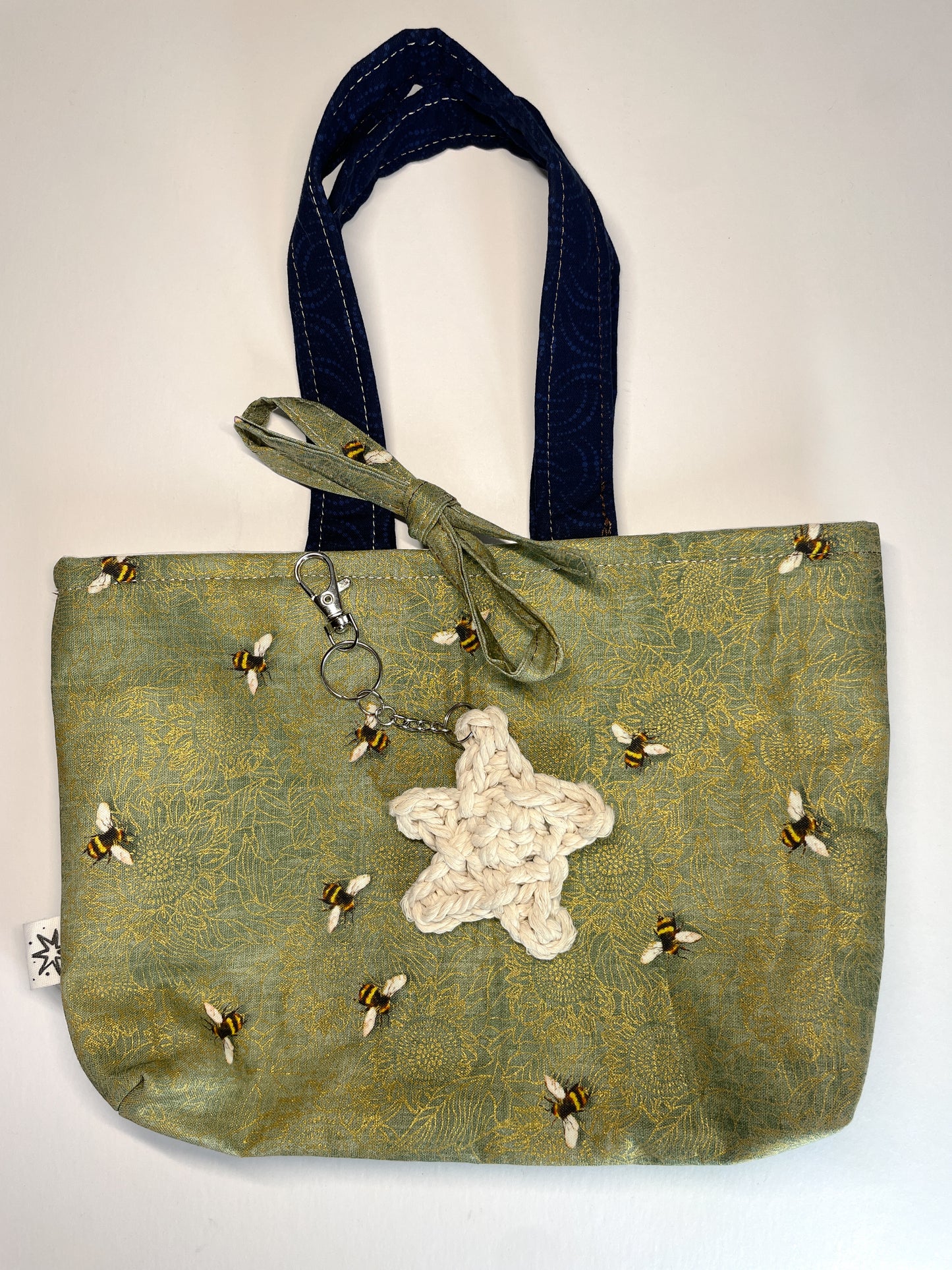 Small Everyday Market Tote in Bee Green