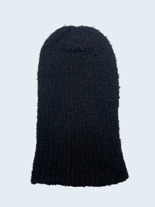 Knitted ScrappyCap in Charcoal Teddy