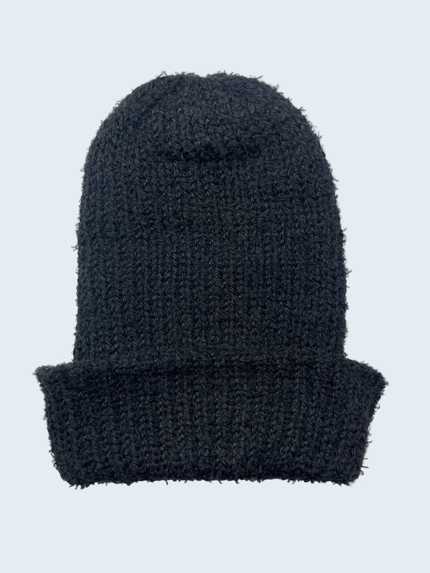 Knitted ScrappyCap in Charcoal Teddy