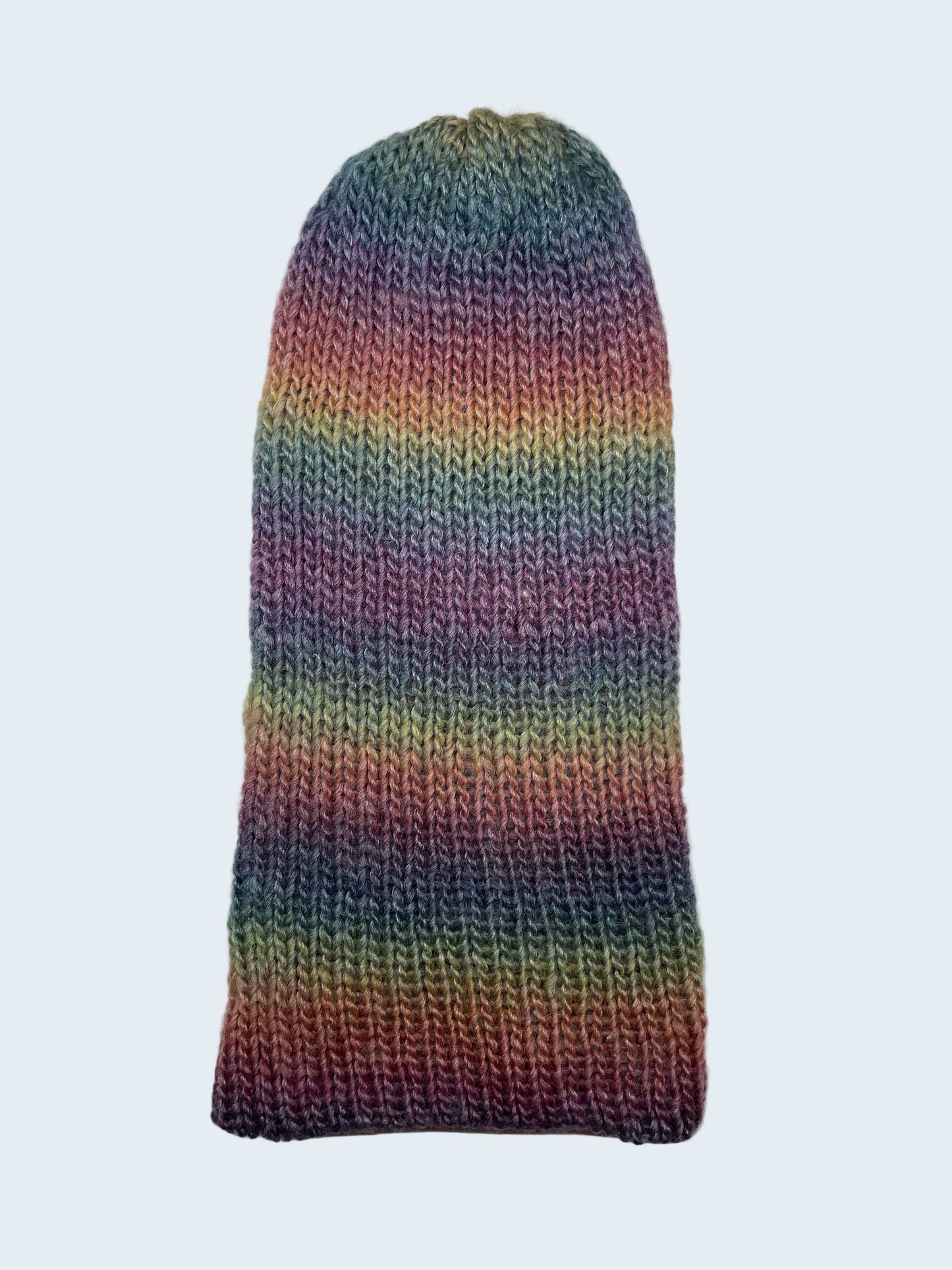 Knitted ScrappyCap in Dusky Rainbow