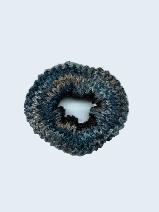 Knit Scrunchie in Dirty Chai