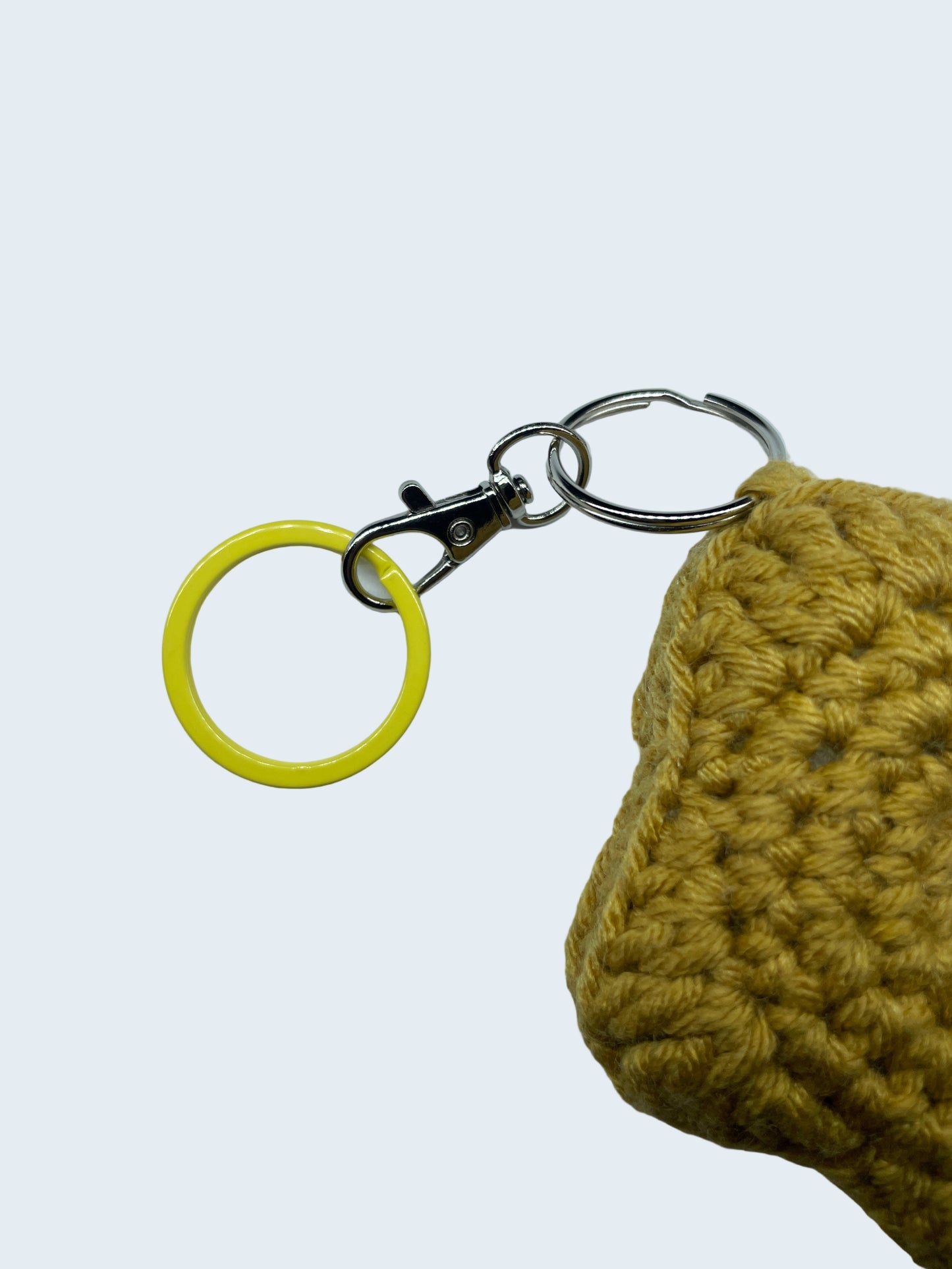 Star Puff Keychain in Sunflower